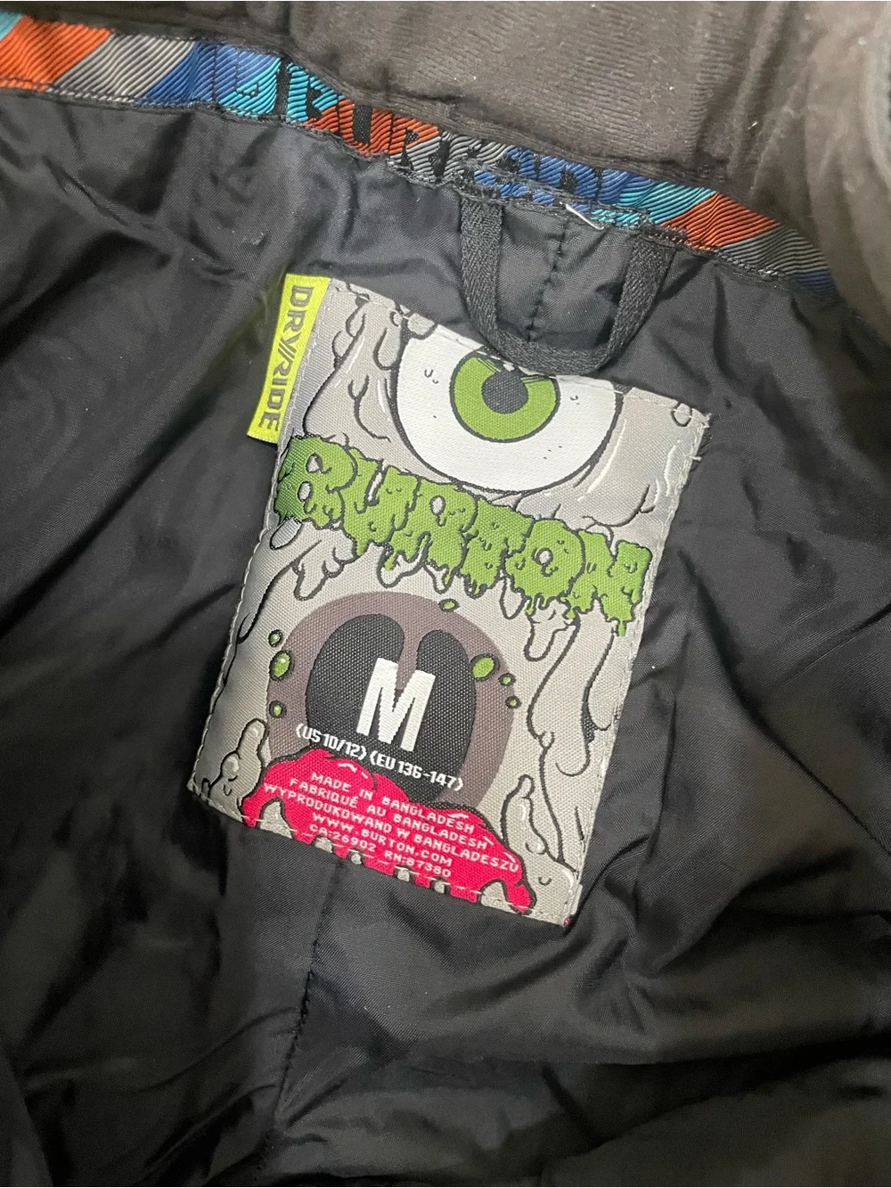 NWOT Burton DryRide Snowboard ski pants boy 10-12